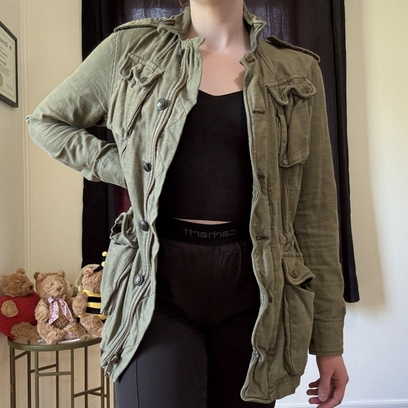 Free People Not Your Brothers Surplus Utility Jacket - Picture 1 of 13